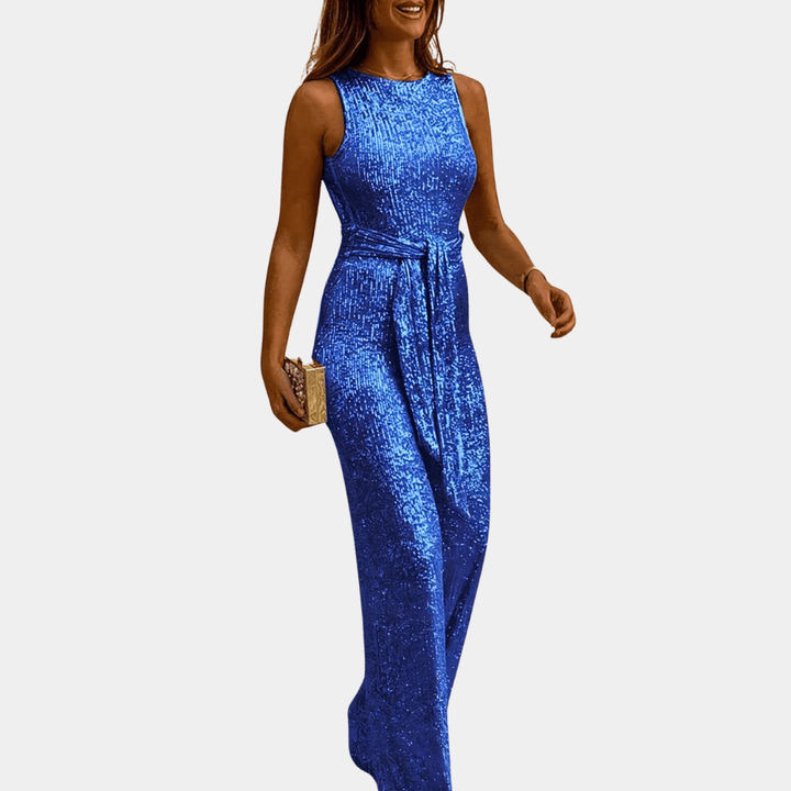 Damen Jumpsuit Schwarz Festlich Elegant Polyester für Hochzeiten-3